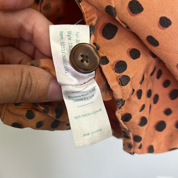 Marine Layer - Camila Abstract Cheetah Print Button Down Mini Dress Size Medium - Picture 11 of 13